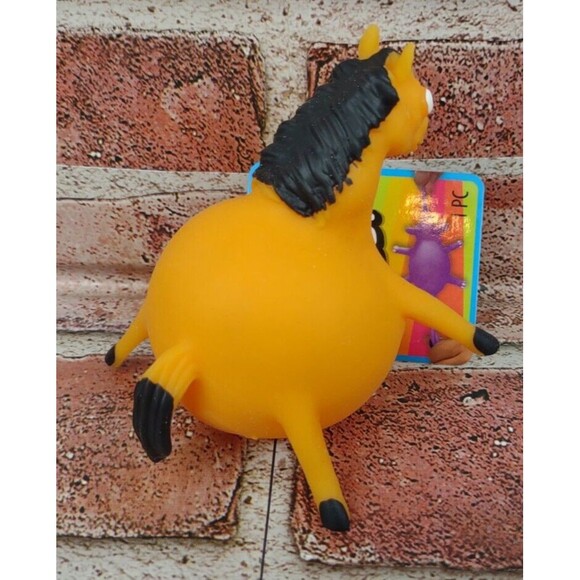Fat Horse Ja-Ru Stretchy Toy Figure Squishy Animal Stretchable Squeeze Pony 3+ - Picture 8 of 13